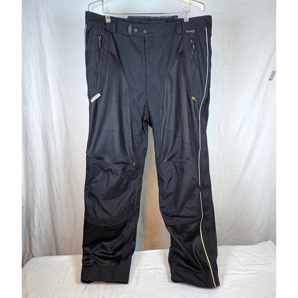 Olympia Moto Sports Airglide Mesh Motorcycle Pants Black Cordura Mens 40  NWOT